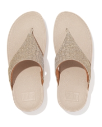 Lulu Toe Post Geo Glitz platino