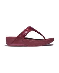 Lulu Crystal-Mix Toe-Post luxe plum