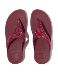 Lulu Crystal-Mix Toe-Post luxe plum