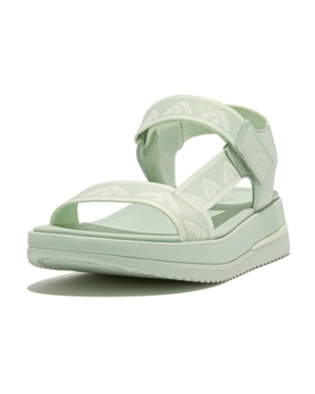 FitFlop Surff Sandal-Woven Device green lily