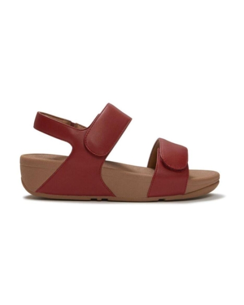 Lulu Adjustable Leather Back-Strap burnt berry