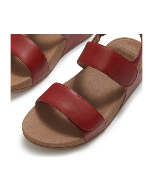 Lulu Adjustable Leather Back-Strap burnt berry