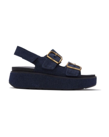 FitFlop Gen-FF Max Buckle Denim Back-Strap dark denim