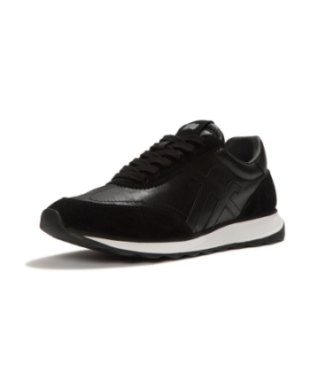 FitFlop Retro-Q FF Metallic- Fabric/Suede Sneakers black