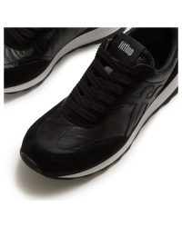 Retro-Q FF Metallic- Fabric/Suede Sneakers black
