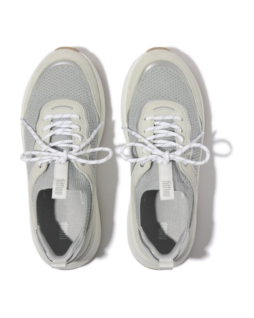 F-Mode Flatform Slip-On Laced urban white