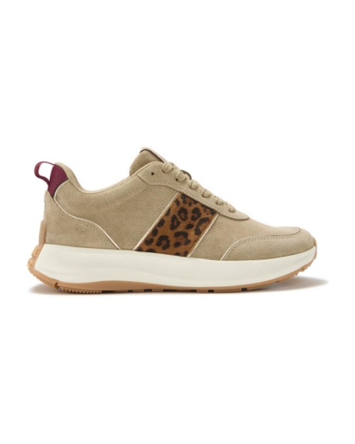 F-Mode Flow Leopard Trainers cappuccino