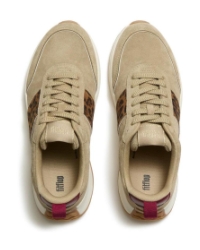 F-Mode Flow Leopard Trainers cappuccino