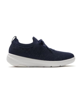 FitFlop Super-Q Knit slip-On Laced Sneakers midnight navy