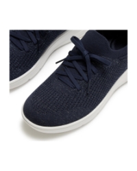 Super-Q Knit slip-On Laced Sneakers midnight navy