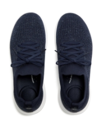 Super-Q Knit slip-On Laced Sneakers midnight navy