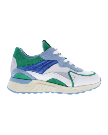 Piedi Nudi Nova white green combi
