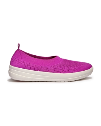 FitFlop Uberknit Slip-On Ballerina miami violet