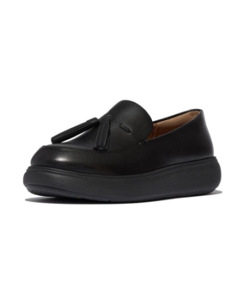 FitFlop IQ-Comff Tassel Leather all black
