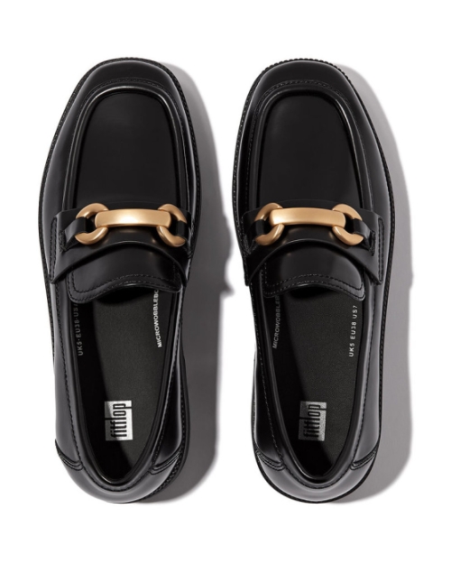 F-Luma Chunky-Snaffle Box-Leather D/Wedge black