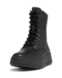 F-Mode Lace-Up Flatform all black