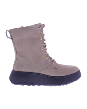FitFlop F-Mode Lace-Up Flatform taupe