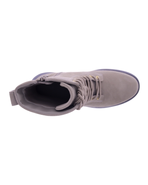 F-Mode Lace-Up Flatform taupe