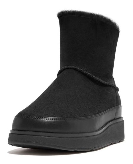 Gen-Ff Mini Double-Faced Shearling Boots all black