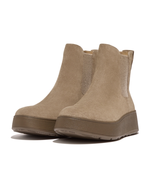 F-Mode Flatform Chelsea Boots minky grey
