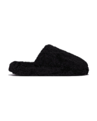Iqushion Wrapped Mule-Teddy all black