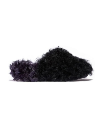 FitFlop Shuv X Roksanda Curly-Shearling Clogs black/ink