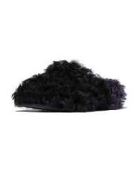 Shuv X Roksanda Curly-Shearling Clogs black/ink