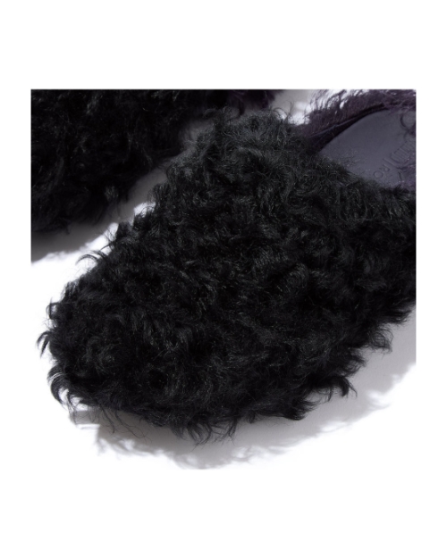 Shuv X Roksanda Curly-Shearling Clogs black/ink