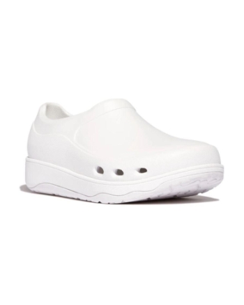 FitFlop Industrial Clog/Urban White urban white