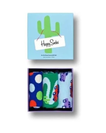 Happy Socks 3-Pack Roadtrip Gift Set divers
