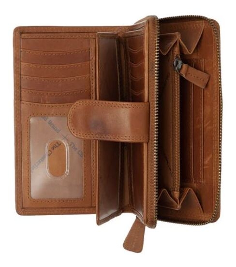 Ladies Wallet Charlotte cognac