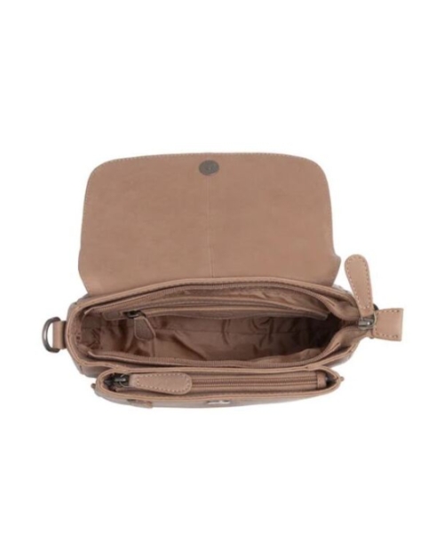 Schoudertas Miloa taupe