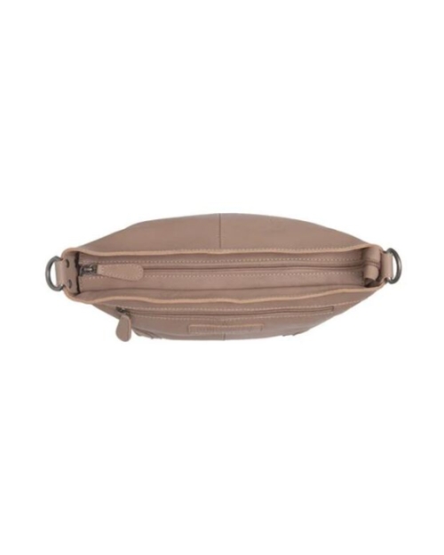 Schoudertas Zarita taupe
