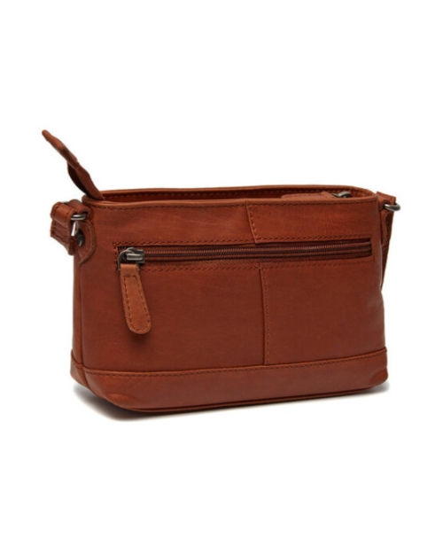Schoudertas klein Salerno cognac