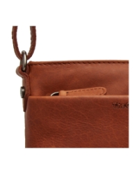 Schoudertas klein Salerno cognac