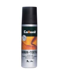Nubuck & textile depper Zwart