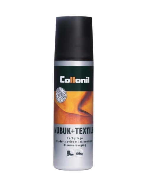 Nubuck & textile depper Zwart