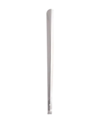 Schoenlepel nikkel met haak 52 cm Zilver