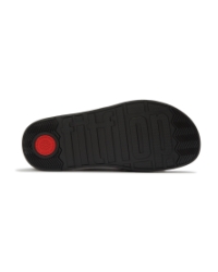 Gen-FF Buckle Graphic-Weave Two-Bar Slides Black