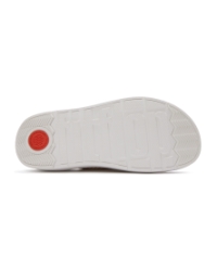 Gen-FF Buckle Graphic-Weave Two-Bar Slides Urban White