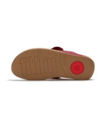 Lulu Flower Toe-Post Sandals Burnt Berry