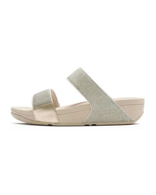 Lulu Shimmerglitz Slides Platino