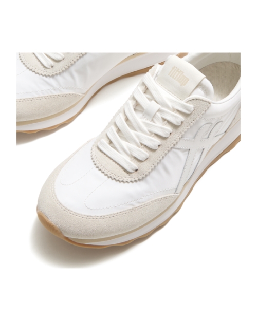 Retro-Q FF Fabric/Suede Sneakers Urban White Mix