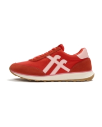 Retro-Q FF Fabric/Suede Sneakers Cherry Tomato/Warm Pink