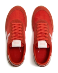 Retro-Q FF Fabric/Suede Sneakers Cherry Tomato/Warm Pink
