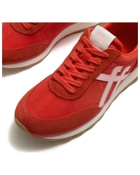 Retro-Q FF Fabric/Suede Sneakers Cherry Tomato/Warm Pink