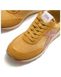 Retro-Q FF Fabric/Suede Sneakers Turmeric/Desert Blush