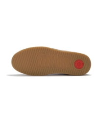 The Dash Mens T-Toe Leather Sneakers Urban White/Pomegranate Red