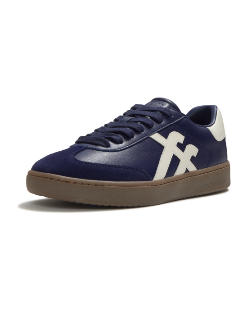 The Dash T-Toe Leather Sneakers Midnight Navy/Urban White
