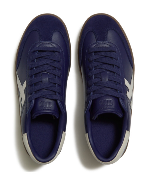 The Dash T-Toe Leather Sneakers Midnight Navy/Urban White